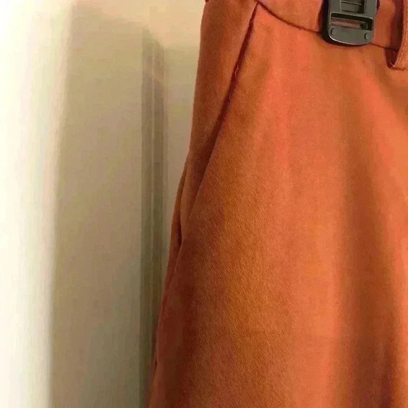 Dorothy Perkins Women’s Size 12 Rust Dress Pants Flat Front with Pockets - Picture 3 of 9